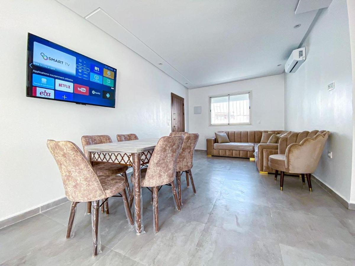 La Perle Du Detroit : Appartement Familial A Mesnana Golf Tanger. Bagian luar foto